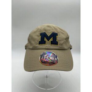 University‎ of Michigan Hat Khaki Air Jordan Adjustable Cap W/ M Logo